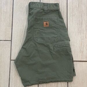 Green Carhartt Mens Shorts